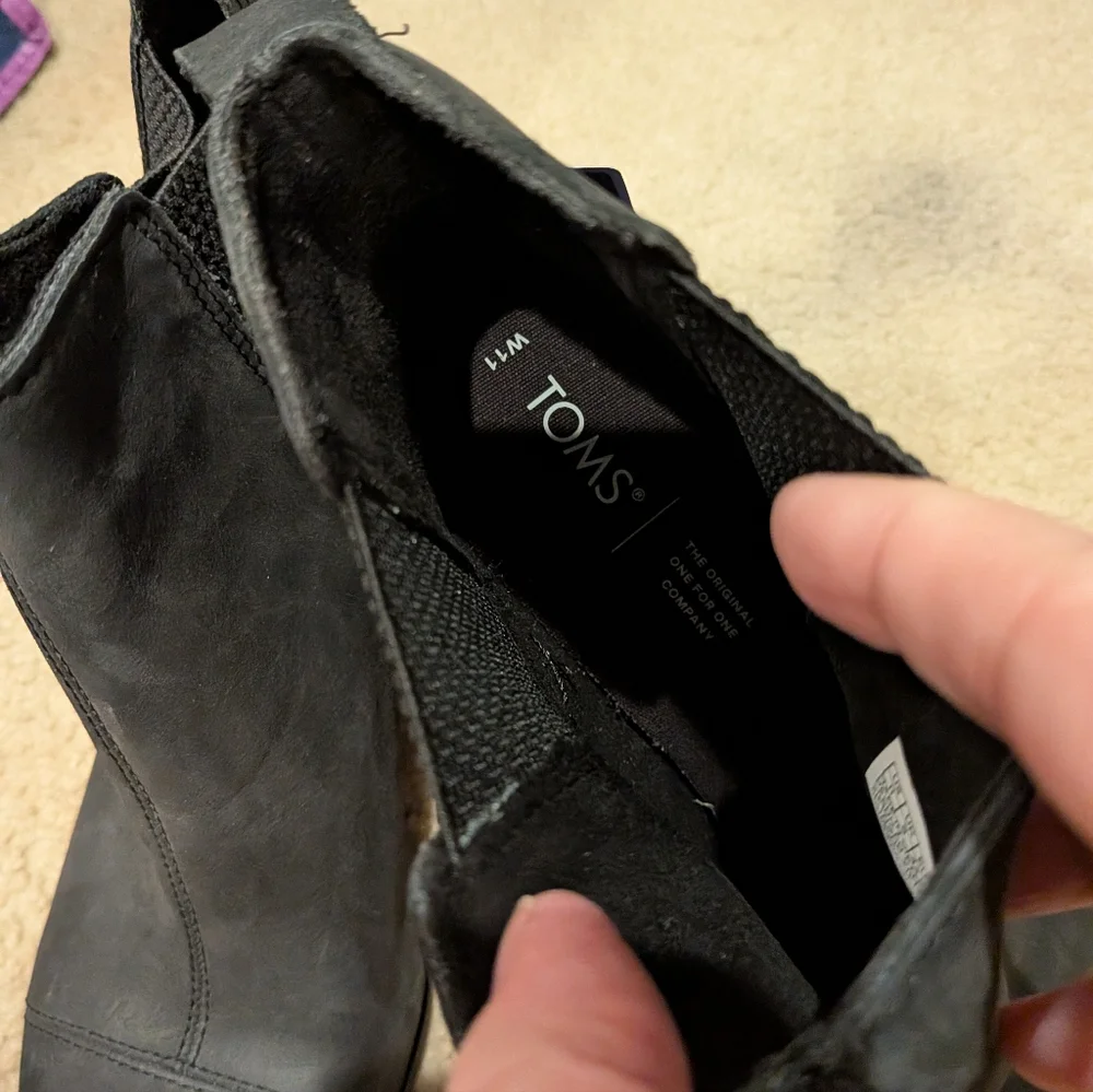 Tom's Everly Women's Black Ankle Boots - 11